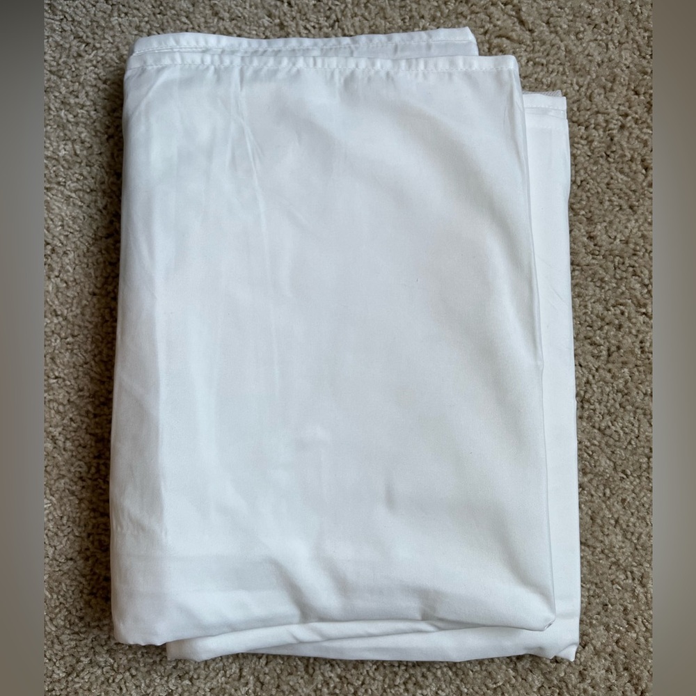 White Bed Skirt King NEW